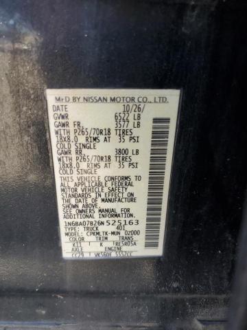 Photo 11 VIN: 1N6BA07B26N525163 - NISSAN TITAN 