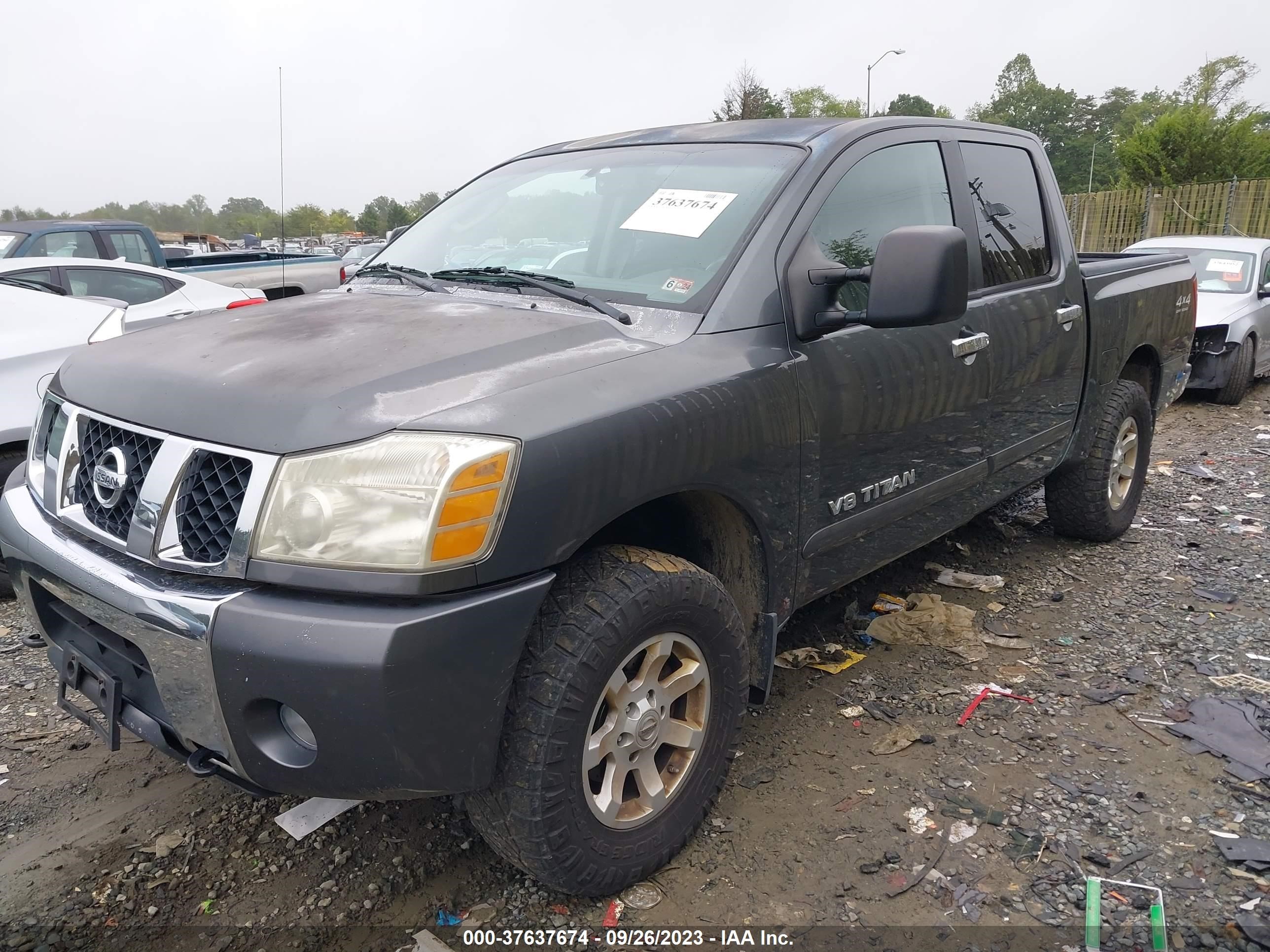 Photo 1 VIN: 1N6BA07B57N237204 - NISSAN TITAN 