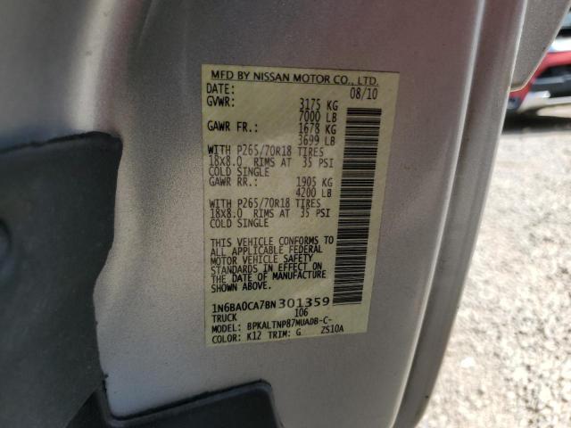 Photo 11 VIN: 1N6BA0CA7BN301359 - NISSAN TITAN 