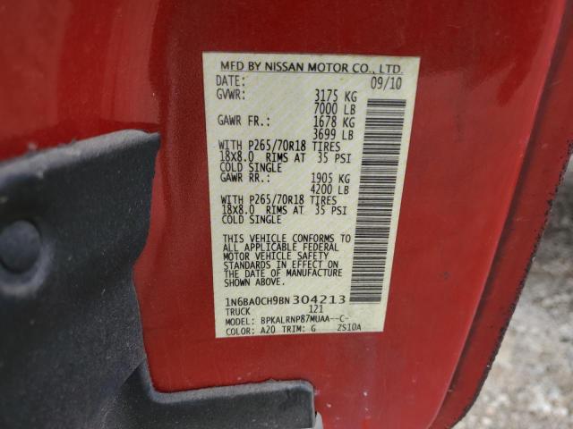 Photo 11 VIN: 1N6BA0CH9BN304213 - NISSAN TITAN 