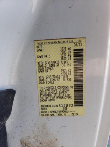 Photo 11 VIN: 1N6BA0CJ4DN312872 - NISSAN TITAN S 