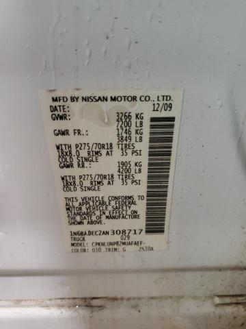 Photo 11 VIN: 1N6BA0EC2AN308717 - NISSAN TITAN XE 