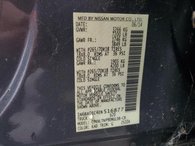 Photo 11 VIN: 1N6BA0EC4EN516877 - NISSAN TITAN S 