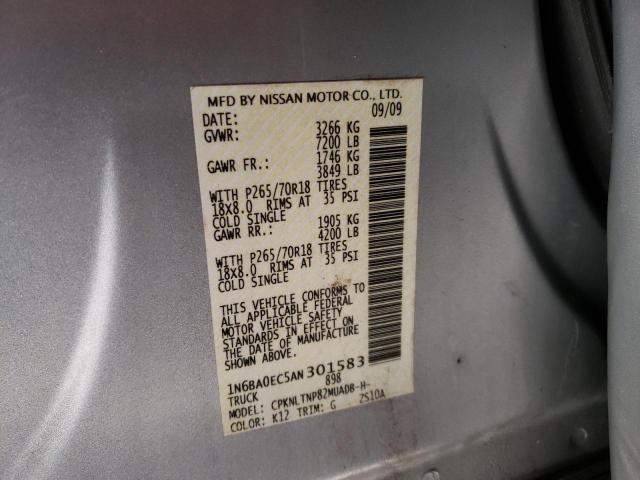 Photo 12 VIN: 1N6BA0EC5AN301583 - NISSAN TITAN XE 