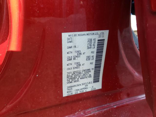 Photo 9 VIN: 1N6BA0EC6CN305581 - NISSAN TITAN S 