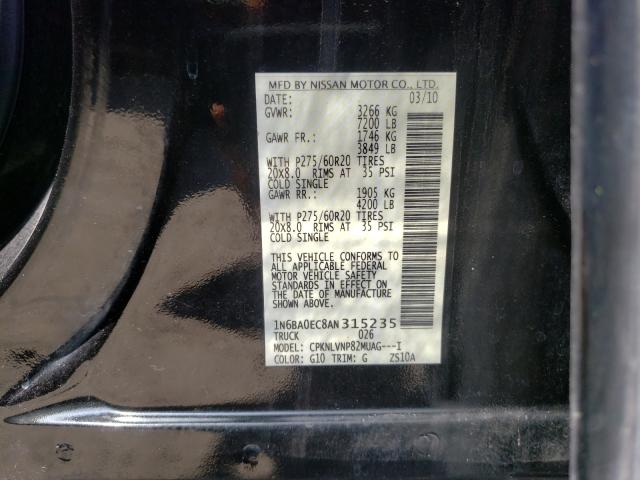 Photo 9 VIN: 1N6BA0EC8AN315235 - NISSAN TITAN XE 