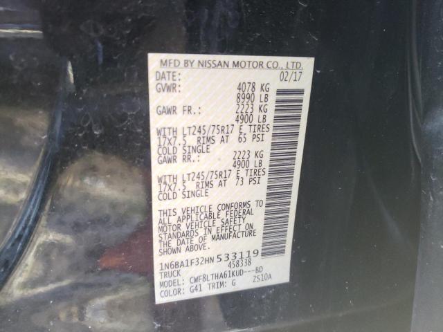 Photo 9 VIN: 1N6BA1F32HN533119 - NISSAN TITAN XD S 