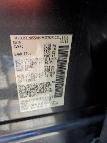 Photo 11 VIN: 1N6BA1F34JN523455 - NISSAN TITAN 