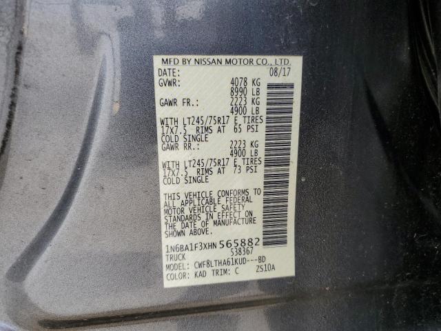 Photo 11 VIN: 1N6BA1F3XHN565882 - NISSAN TITAN 