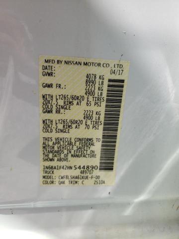 Photo 9 VIN: 1N6BA1F42HN544890 - NISSAN TITAN XD S 