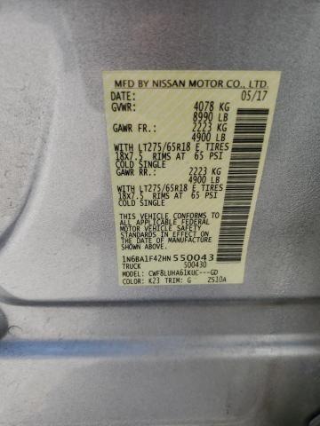 Photo 11 VIN: 1N6BA1F42HN550043 - NISSAN TITAN XD S 