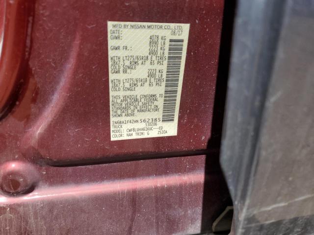 Photo 12 VIN: 1N6BA1F42HN562385 - NISSAN TITAN XD S 