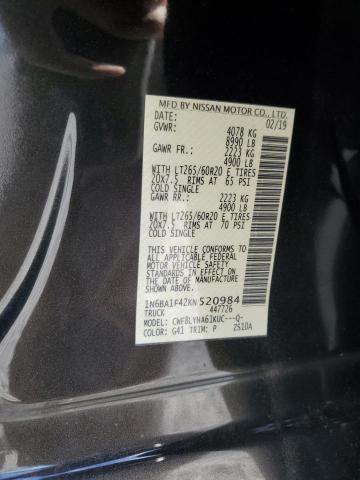 Photo 11 VIN: 1N6BA1F42KN520984 - NISSAN TITAN 