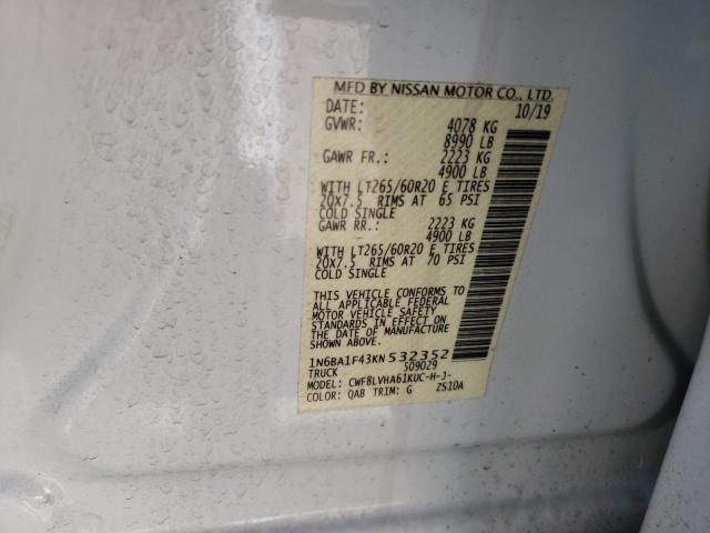 Photo 11 VIN: 1N6BA1F43KN532352 - NISSAN TITAN XD S 