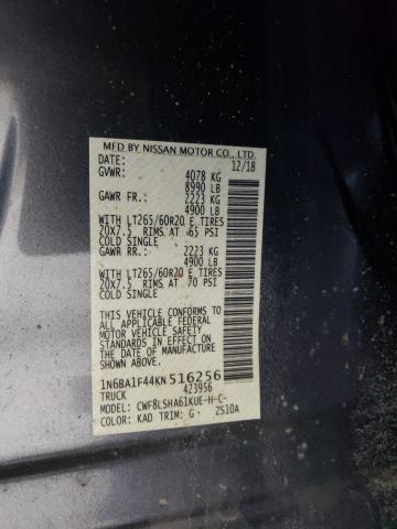 Photo 11 VIN: 1N6BA1F44KN516256 - NISSAN TITAN 