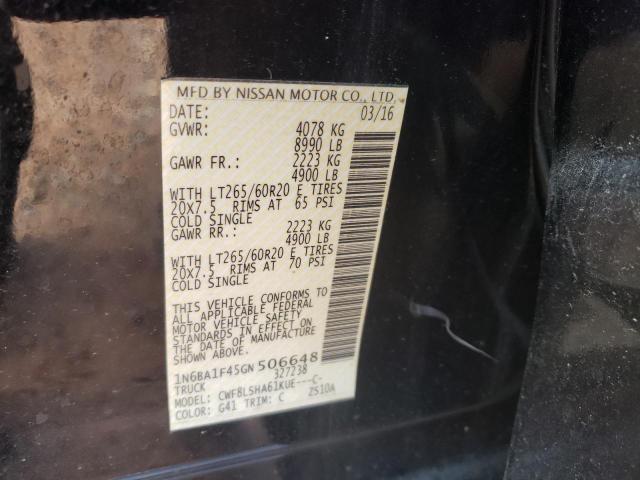 Photo 11 VIN: 1N6BA1F45GN506648 - NISSAN TITAN XD S 