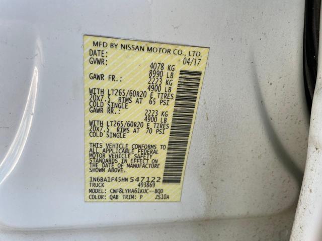 Photo 9 VIN: 1N6BA1F45HN547122 - NISSAN TITAN XD S 