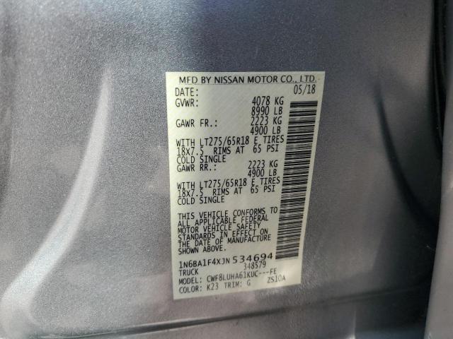 Photo 11 VIN: 1N6BA1F4XJN534694 - NISSAN TITAN XD S 