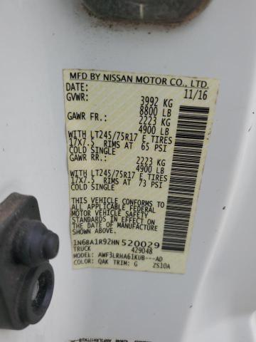 Photo 11 VIN: 1N6BA1R92HN520029 - NISSAN TITAN 