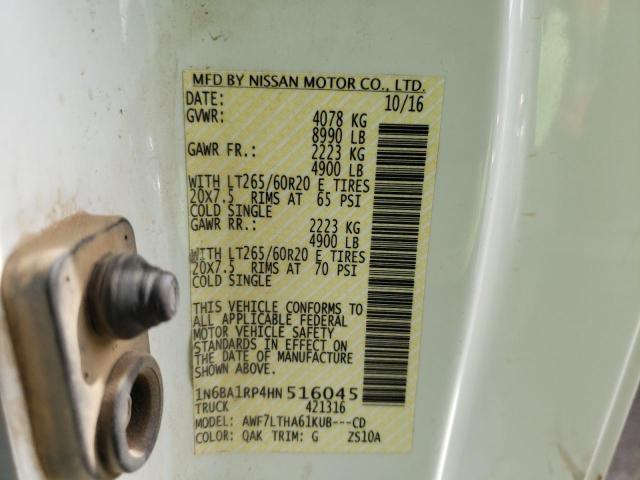 Photo 9 VIN: 1N6BA1RP4HN516045 - NISSAN TITAN XD S 