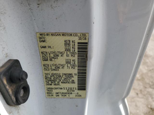 Photo 11 VIN: 1N6BA1RP7HN512071 - NISSAN TITAN XD S 