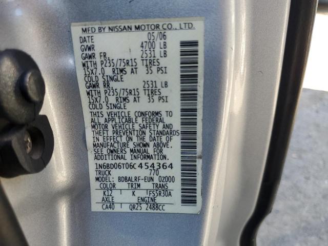 Photo 11 VIN: 1N6BD06T06C454364 - NISSAN FRONTIER K 