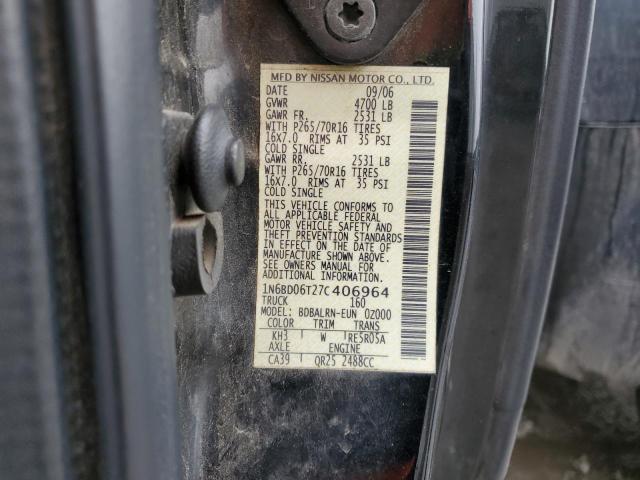 Photo 11 VIN: 1N6BD06T27C406964 - NISSAN FRONTIER 