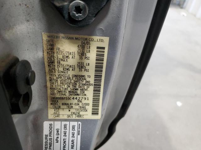 Photo 11 VIN: 1N6BD06T55C442791 - NISSAN FRONTIER K 