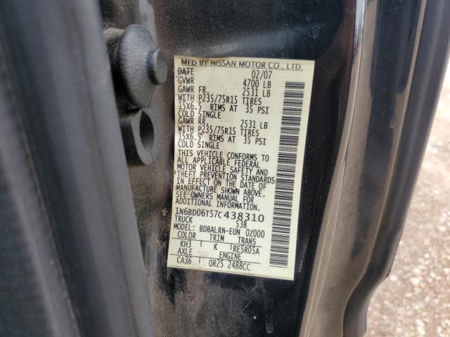 Photo 11 VIN: 1N6BD06T57C438310 - NISSAN FRONTIER K 