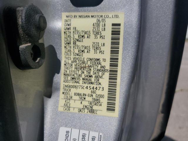 Photo 11 VIN: 1N6BD06T75C454473 - NISSAN FRONTIER 