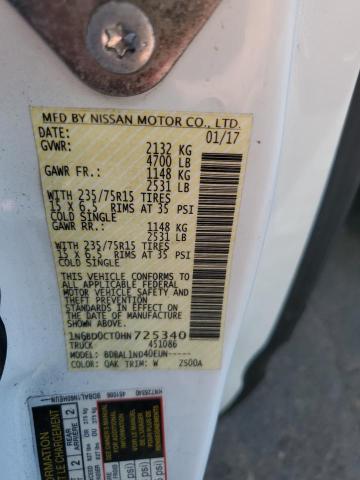 Photo 11 VIN: 1N6BD0CT0HN725340 - NISSAN FRONTIER S 