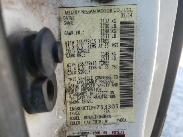 Photo 9 VIN: 1N6BD0CT1EN753305 - NISSAN FRONTIER S 