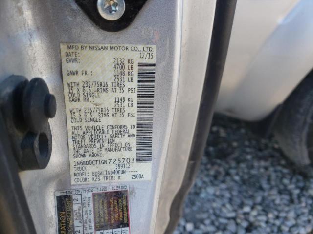 Photo 11 VIN: 1N6BD0CT1GN725703 - NISSAN FRONTIER S 