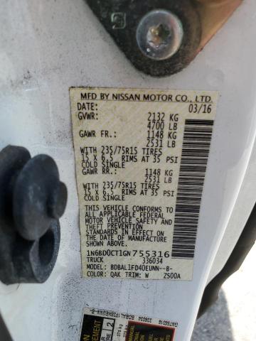 Photo 11 VIN: 1N6BD0CT1GN755316 - NISSAN FRONTIER 