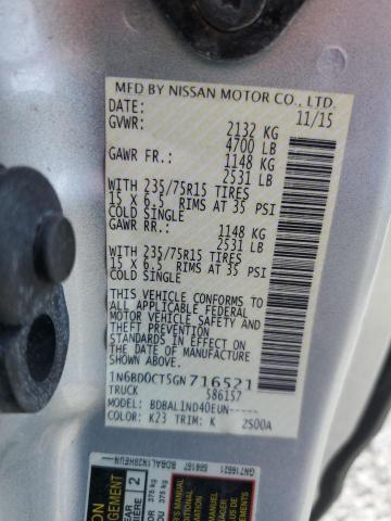 Photo 12 VIN: 1N6BD0CT5GN716521 - NISSAN FRONTIER 