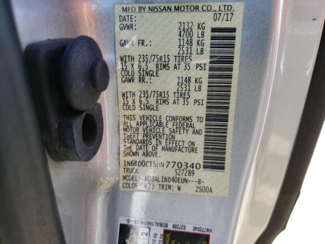 Photo 11 VIN: 1N6BD0CT5HN770340 - NISSAN FRONTIER 