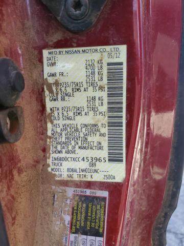 Photo 11 VIN: 1N6BD0CTXCC453965 - NISSAN FRONTIER S 