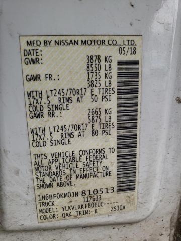 Photo 12 VIN: 1N6BF0KM0JN810513 - NISSAN NV 