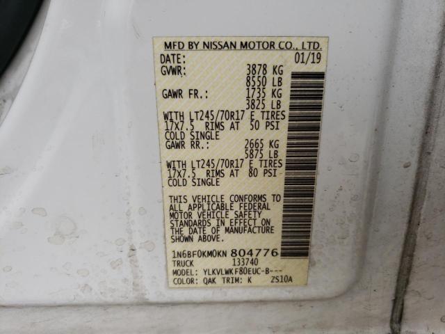 Photo 13 VIN: 1N6BF0KM0KN804776 - NISSAN NV 