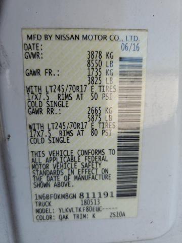 Photo 12 VIN: 1N6BF0KM8GN811191 - NISSAN NV 1500 S 