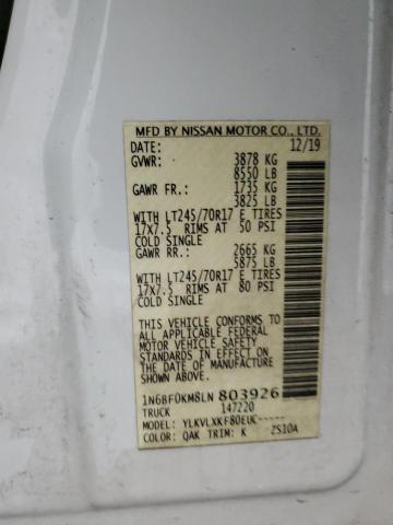 Photo 11 VIN: 1N6BF0KM8LN803926 - NISSAN NV 