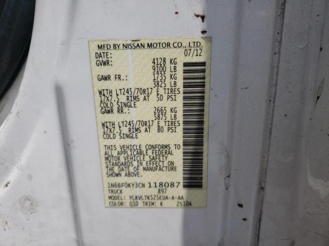 Photo 9 VIN: 1N6BF0KY3CN118087 - NISSAN NV 1500 