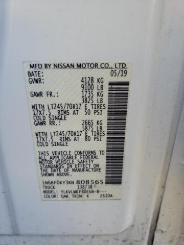 Photo 11 VIN: 1N6BF0KY3KN808565 - NISSAN NV 