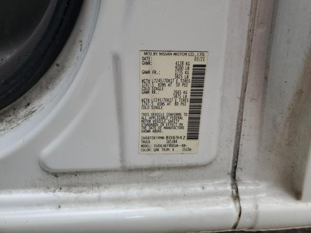 Photo 12 VIN: 1N6BF0KY4MN806942 - NISSAN NV 2500 S 