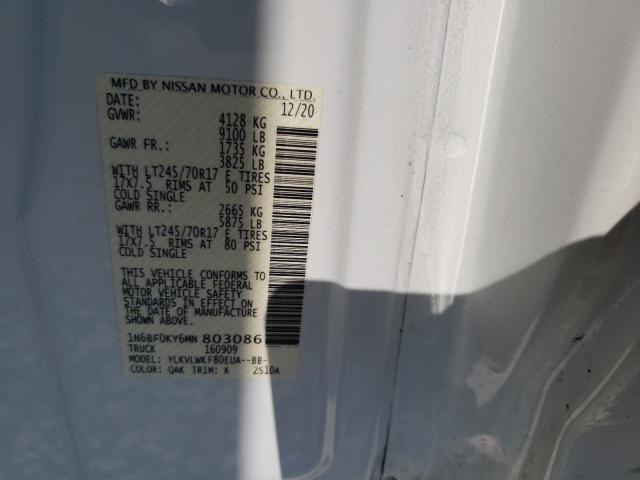 Photo 9 VIN: 1N6BF0KY6MN803086 - NISSAN NV 2500 S 