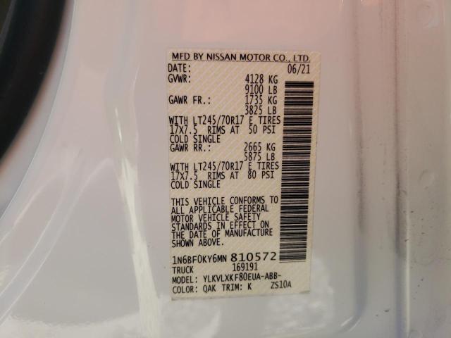 Photo 9 VIN: 1N6BF0KY6MN810572 - NISSAN NV 2500 S 