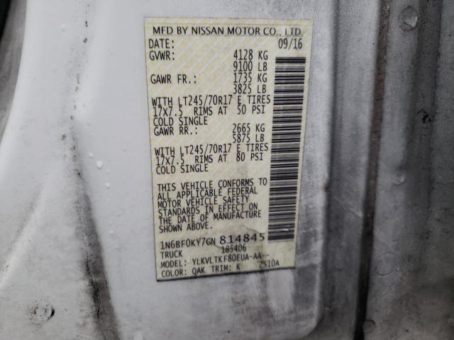 Photo 9 VIN: 1N6BF0KY7GN814845 - NISSAN NV 1500 S 