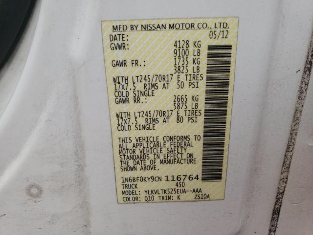 Photo 9 VIN: 1N6BF0KY9CN116764 - NISSAN NV 1500 