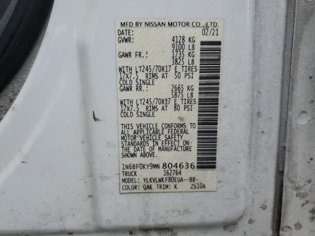 Photo 12 VIN: 1N6BF0KY9MN804636 - NISSAN NV 2500 S 