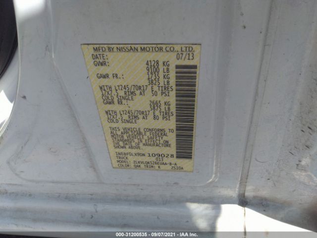 Photo 8 VIN: 1N6BF0LX9DN109028 - NISSAN NV 